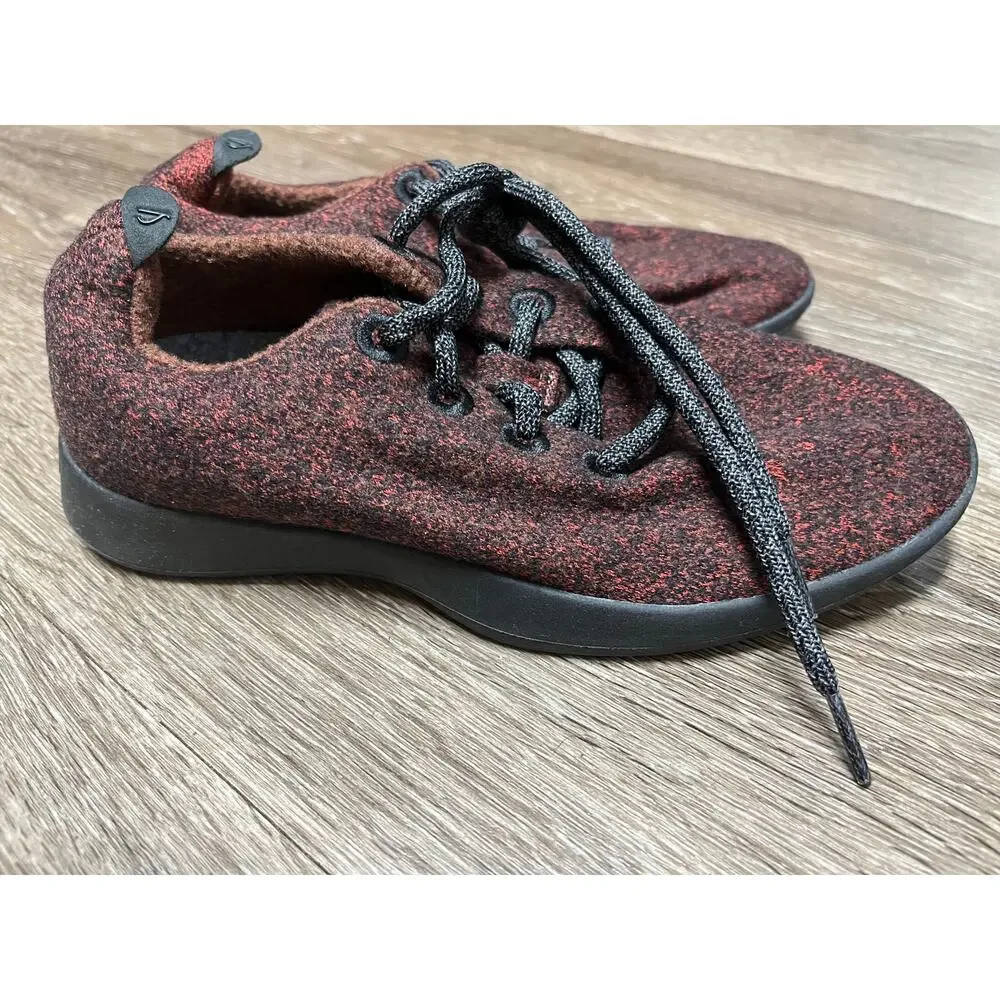 Allbirds Limited Edition Wool Runners in Dark Kea Red Women’s size 7